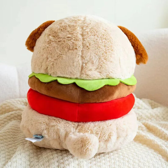 pluszak w kształcie pieska hamburgera